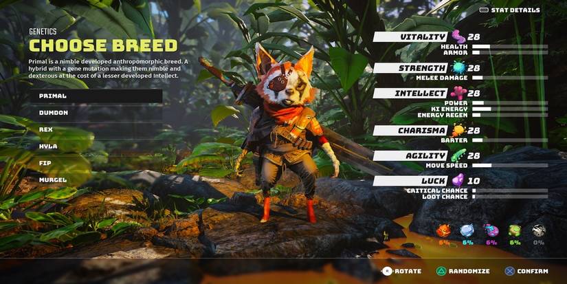 A Biomutant gameplay screenshot