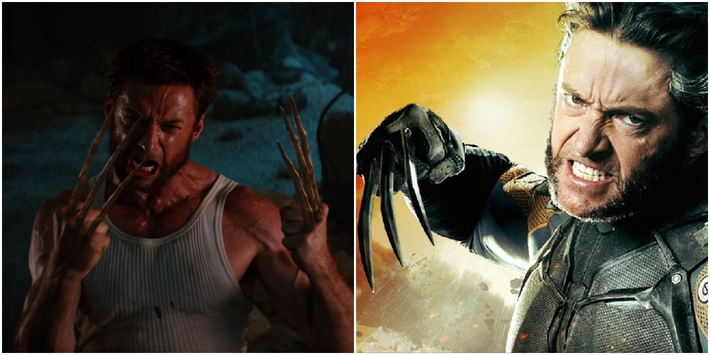 Wolverine goes from bone claws to metal ones in the X-Men films