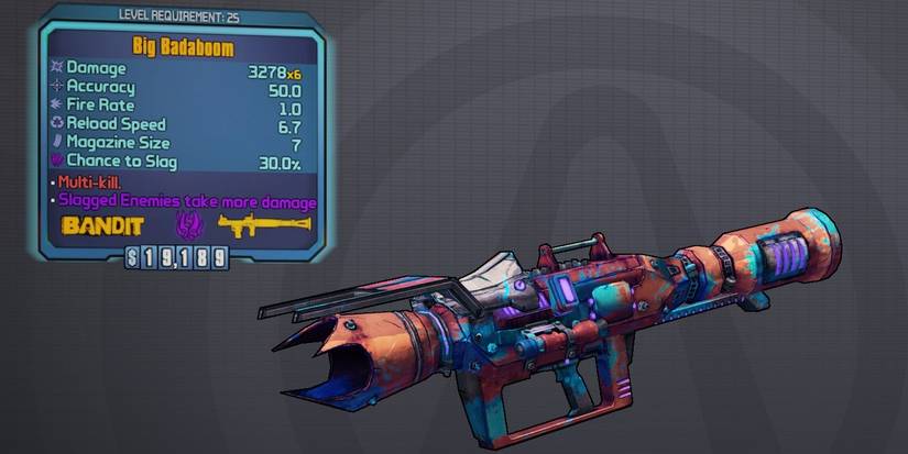 Borderlands 2 Badaboom stat card