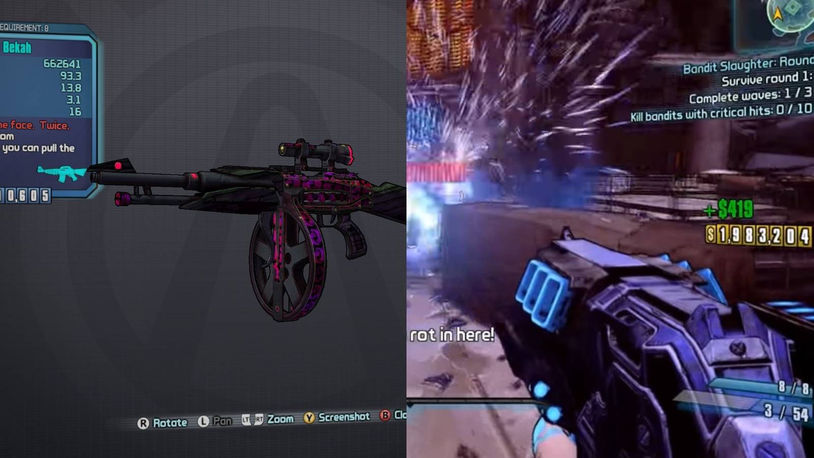 Borderlands 2 Best Jakobs Featured Bekah and Twister split image