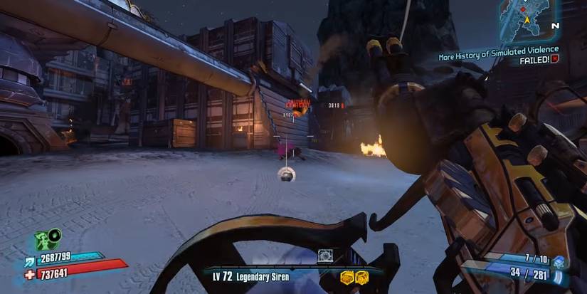 Borderlands 2 Gatling Gun in combat reload