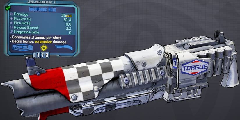 Borderlands 2 Hulk stat card