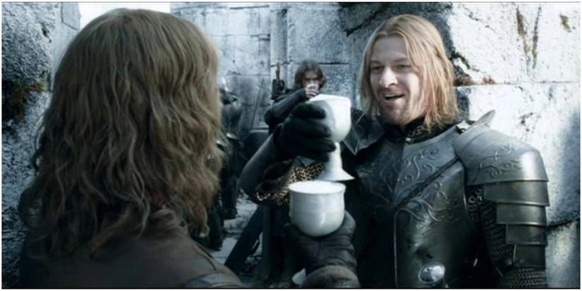 Boromir & feramir Celebrating In Osgiliath