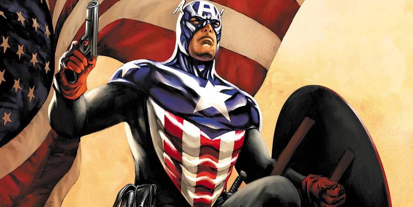 Bucky as Captain America