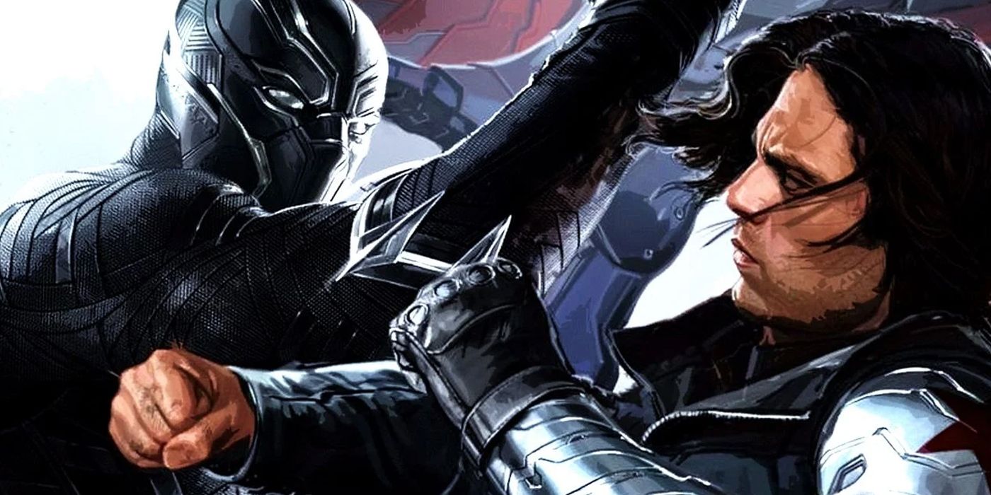 Bucky fighting Black Panther - Reasons Why Bucky Also Deserves The Shield