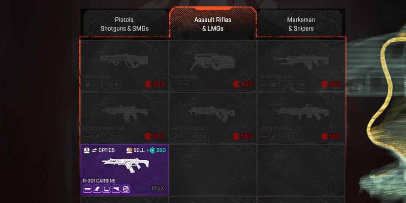 Buying a weapon - Apex Legends Arena Tips