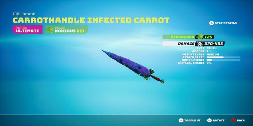 Carrothandle Infected Carrot biomutant