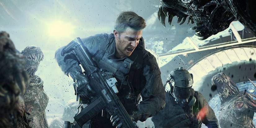 Chris Redfield in the Not A Hero DLC - Resident Evil 8 And RE 7 Connections