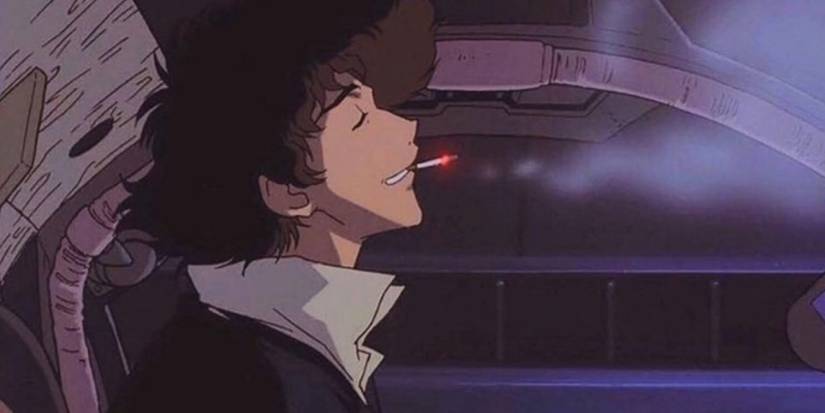 Spike Spiegel Smoking Cigarette