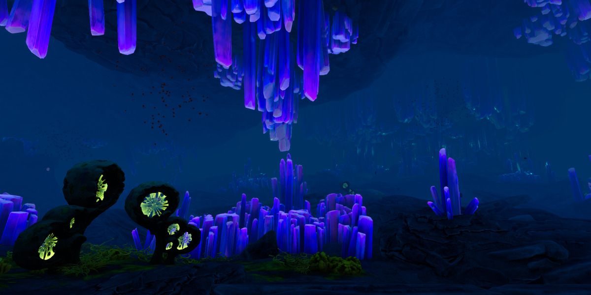 Crystal Caves Biome