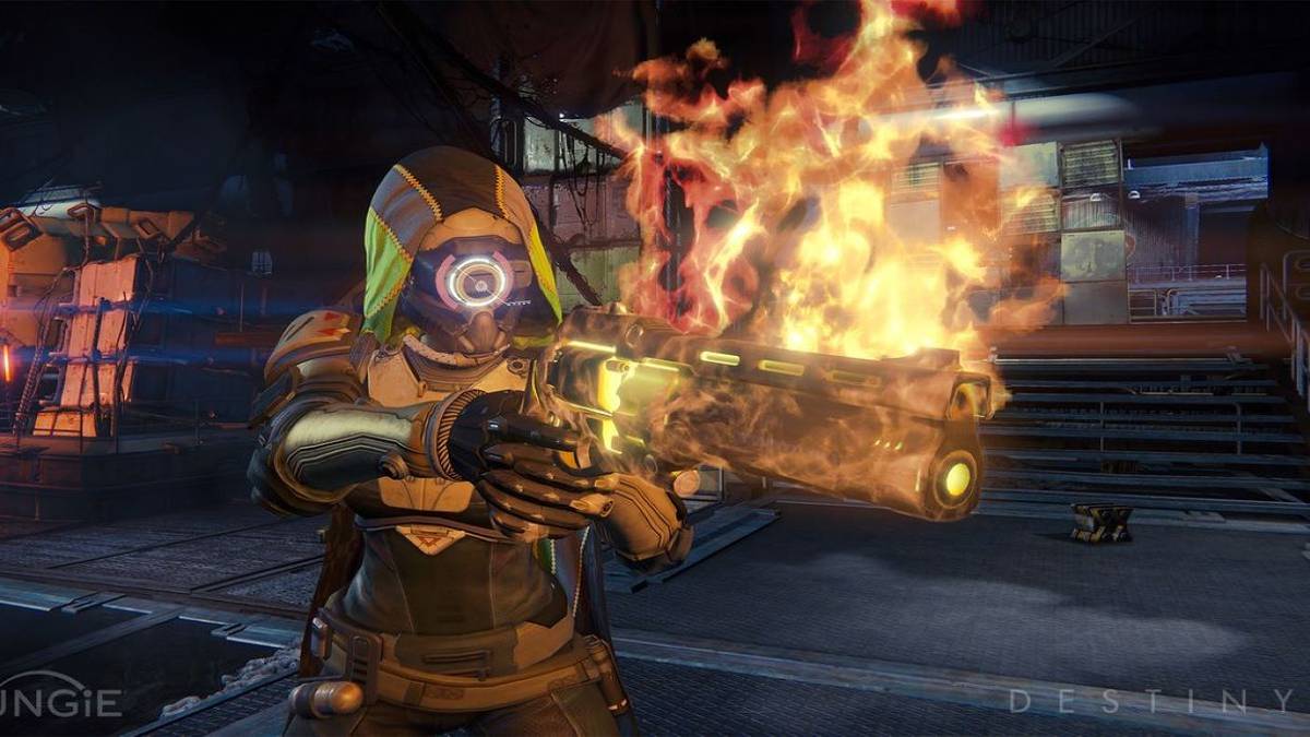 Destiny 2 Hunter With Golden Gun