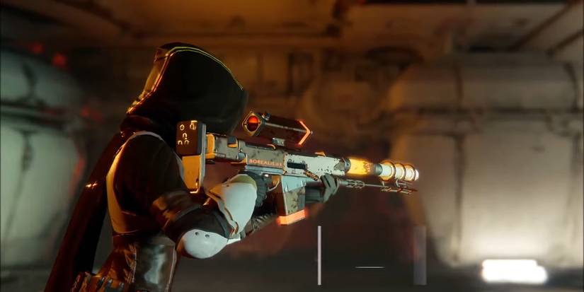 Destiny 2 Guardian Shooting Borealis