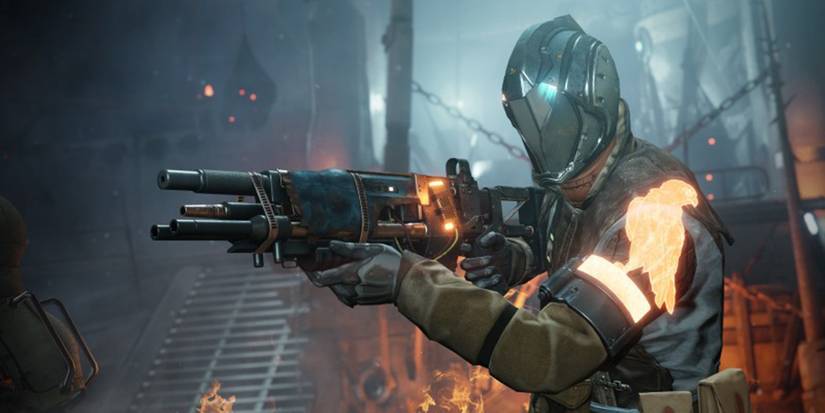 Destiny 2 Guardian Wielding Cerberus+1