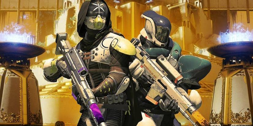 Destiny 2 Guardians Holding DARCI Sniper Rifles