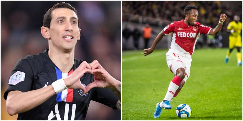 Di Maria Making Heart With Hands and Martins With The Ball
