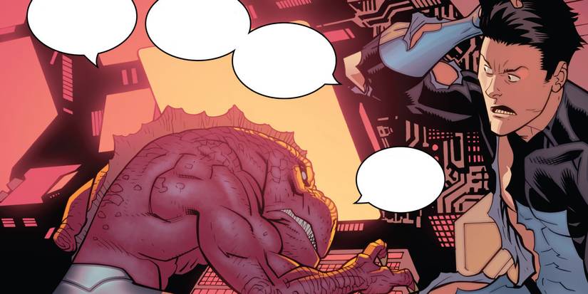Invincible: Dinosaurus &amp; Mark Begin Their Last Conversation