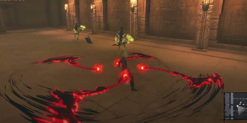 Nier Replicant, group attack