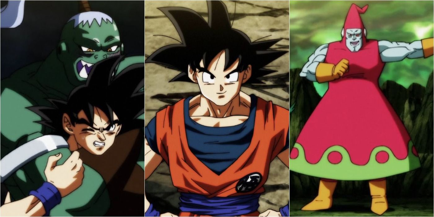 Dragon Ball Super Featured Split Image Nink, Goku, Zirloin