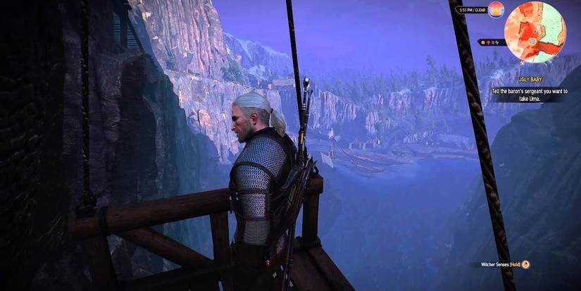 Elevator in Kaer Trolde in The Witcher 3
