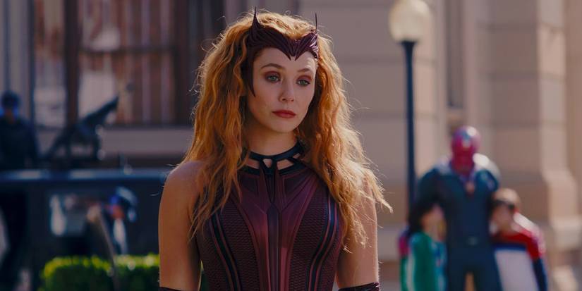 Elizabeth Olsen as Scarlet Witch in WandaVision