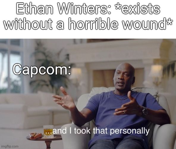Ethan winters capcom meme