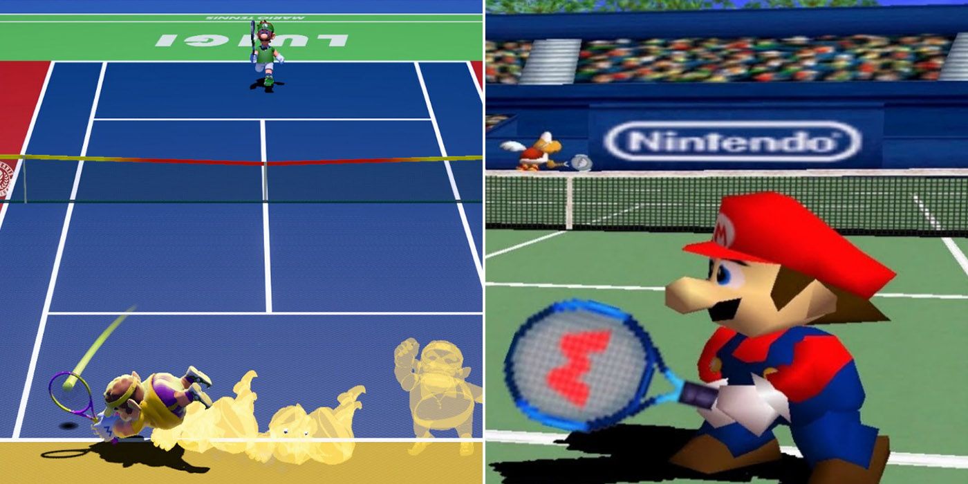 Mario Tennis Ace and Mario Tennis 64
