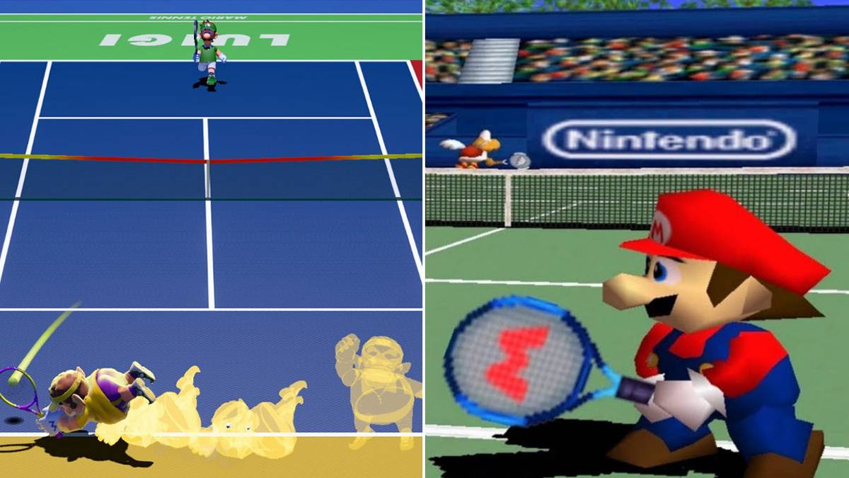 Mario Tennis Ace and Mario Tennis 64