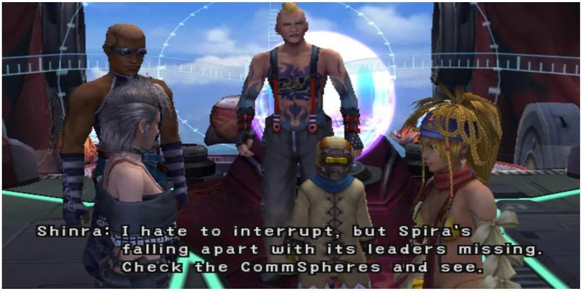 FF10-2 Conversation on the Airship