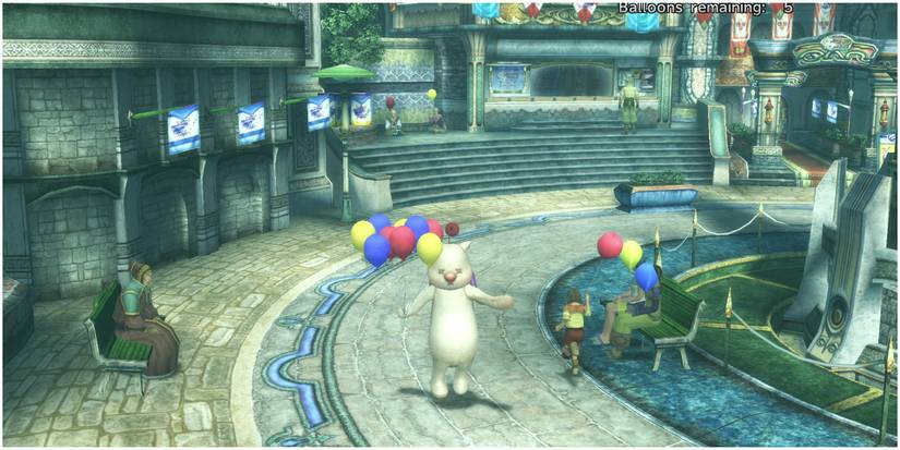 FF10-2 Yuna in a Moogle Costume