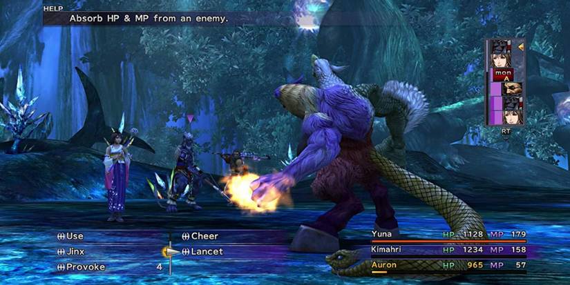 FF10 Kimahri Lancet Ability