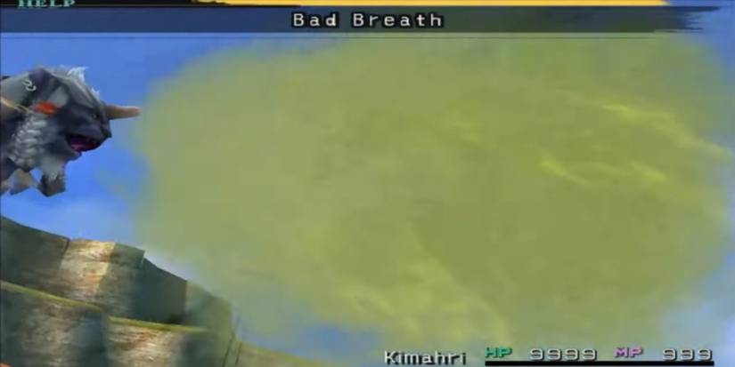 FF10 Kimahri Using Bad Breath
