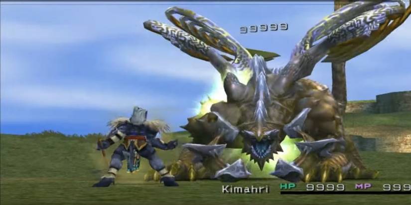 FF10 Kimahri Using Seed Cannon