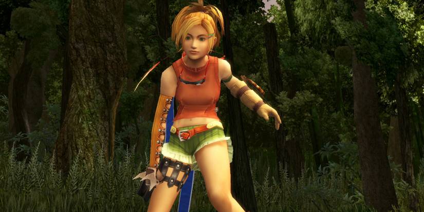 final fantasy 10 Rikku idle battle animation