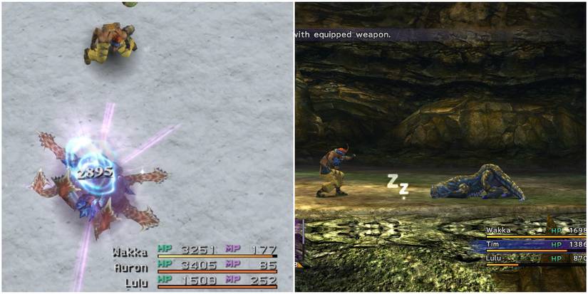 FF10 Wakka Sleep Attack