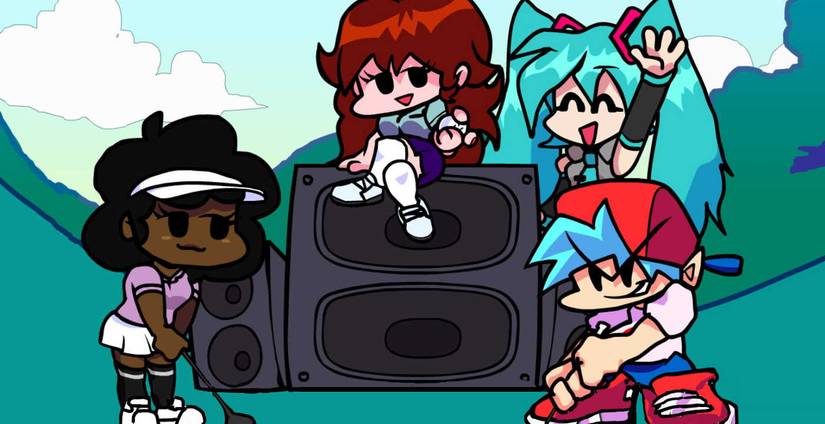 Friday Night Funkin Golf Mod Gameplay Screenshot