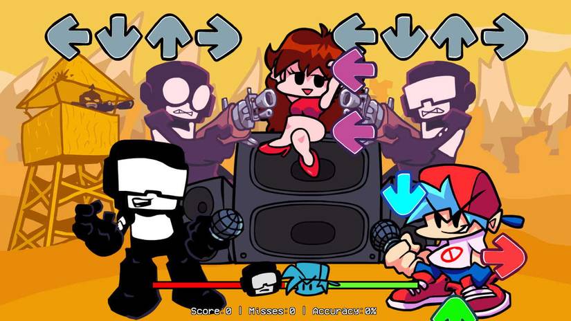 Friday Night Funkin Ugh Mod Tankman Gameplay Screenshot