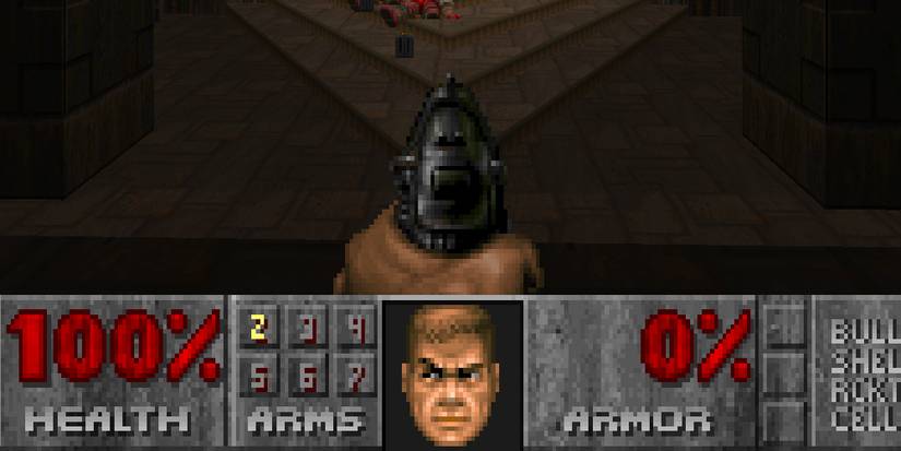 Doom 2 Hud Bar at the Bottom of the Screen