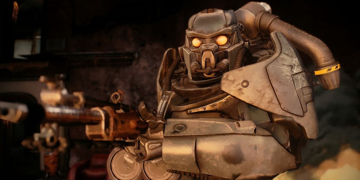 An Enclave Soldier In Power Armor