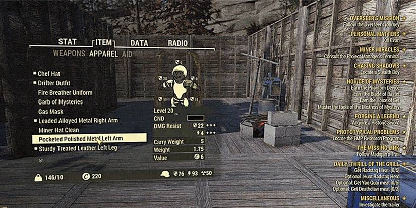 Fallout 76 Cluttered Screen