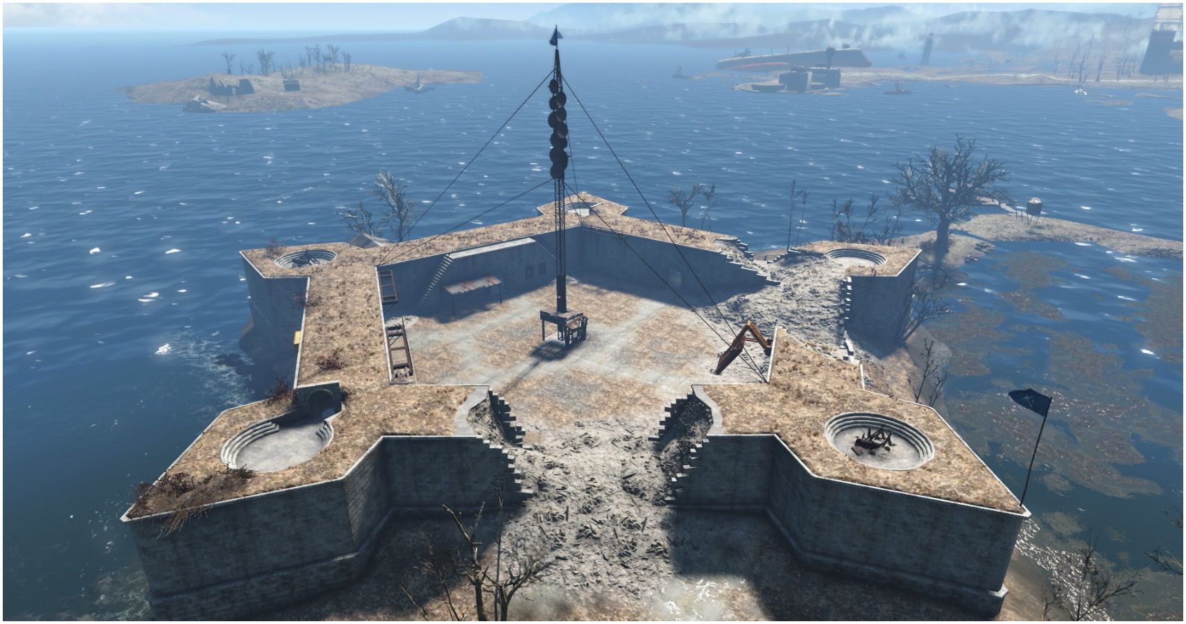 Fallout 4 когда нападут на замок (119) фото