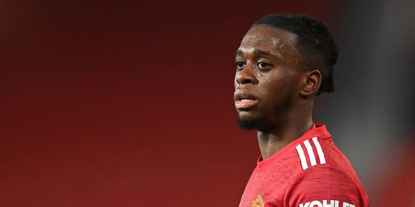 Aaron Wan Bissaka in Man United Kit