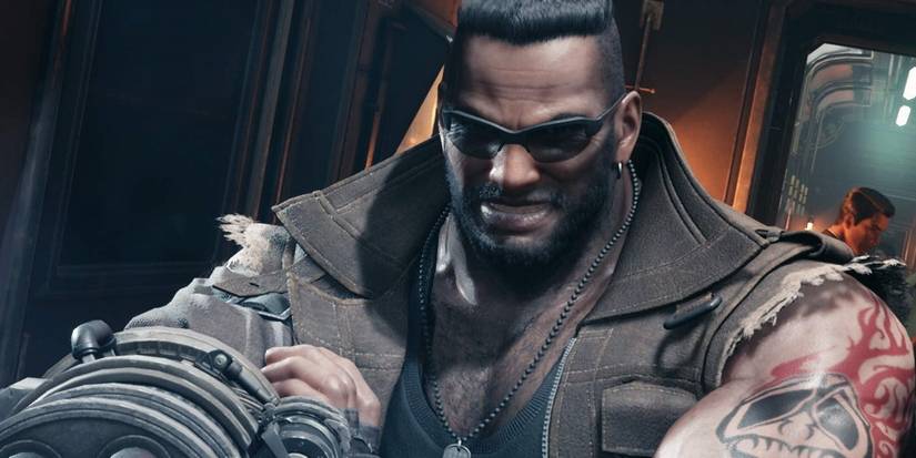 Final Fantasy 7 Character Designs Barret