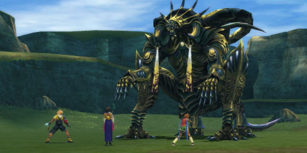 Final Fantasy 10 Nemesis Monster Arena Calm Lands Superboss Yuna Tidus Rikku