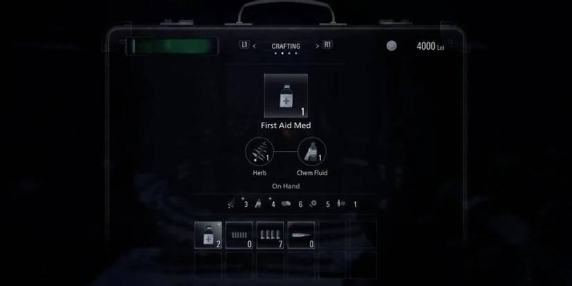First Aid Med Recipe Resident Evil 8