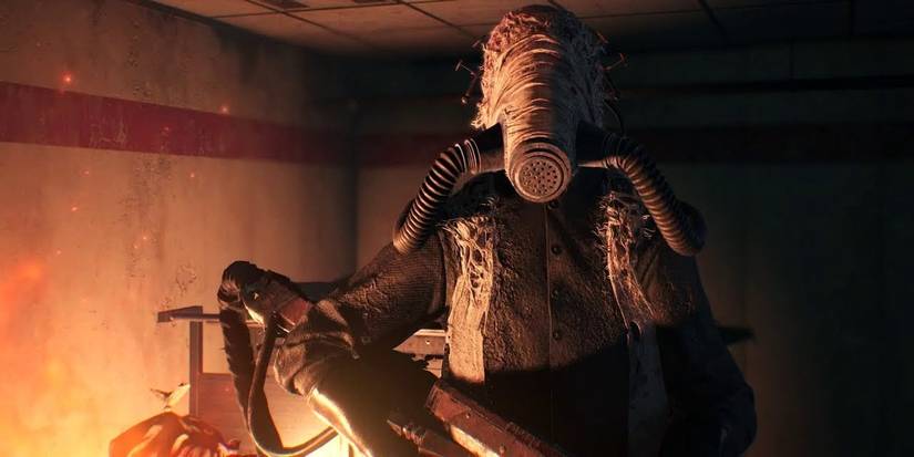 Harbinger Carrying A Flamethrower From The Evil Within 2