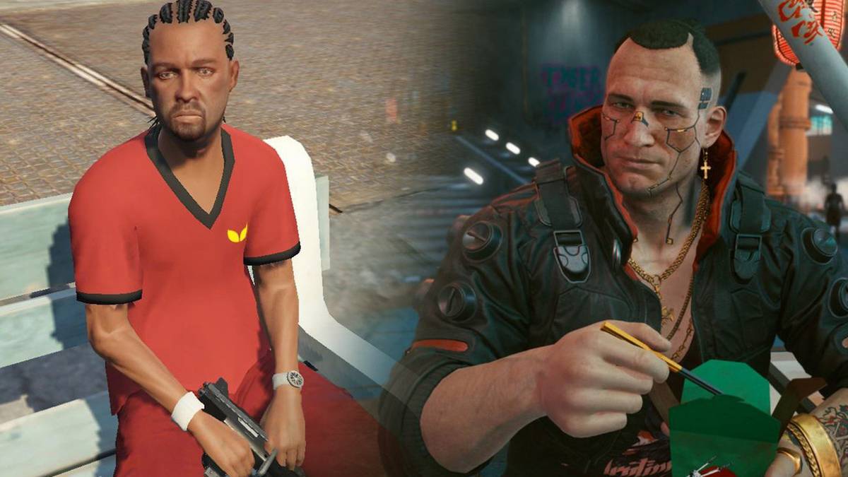 GTA 5 Cyberpunk 2077 NPC