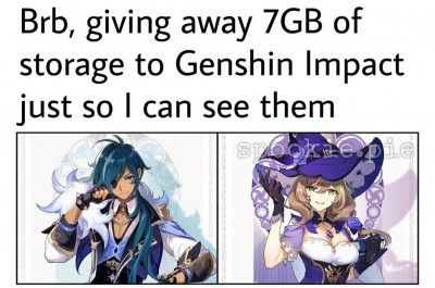 Genshin Impact Device Memory Meme