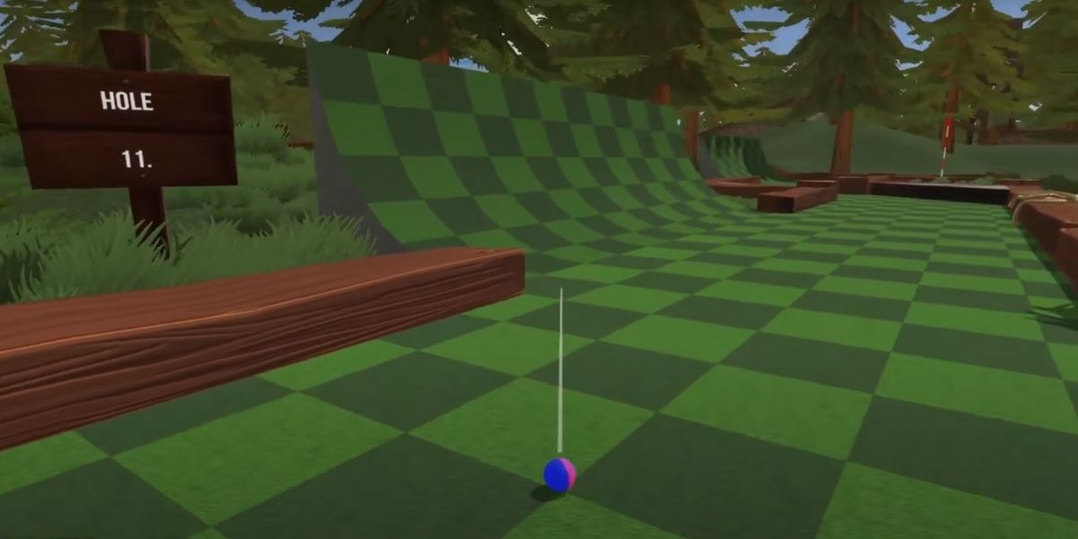 Golf with your friends the forest hole 11 trickshot