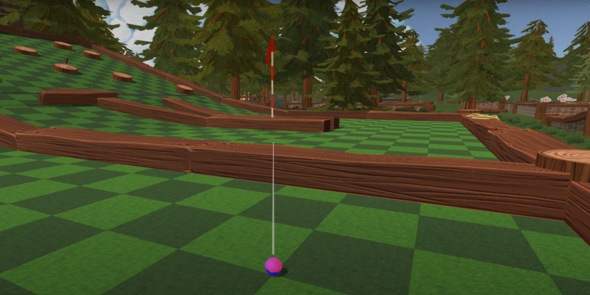 Golf with your friends the forest hole 16 trickshot