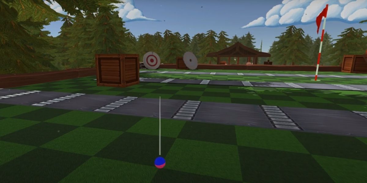 Golf with your friends the forest hole 17 trickshot